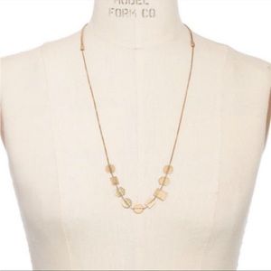 Madewell gold holding pattern necklace